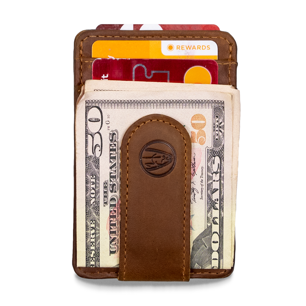 STLHD Leather Money Clip Wallet