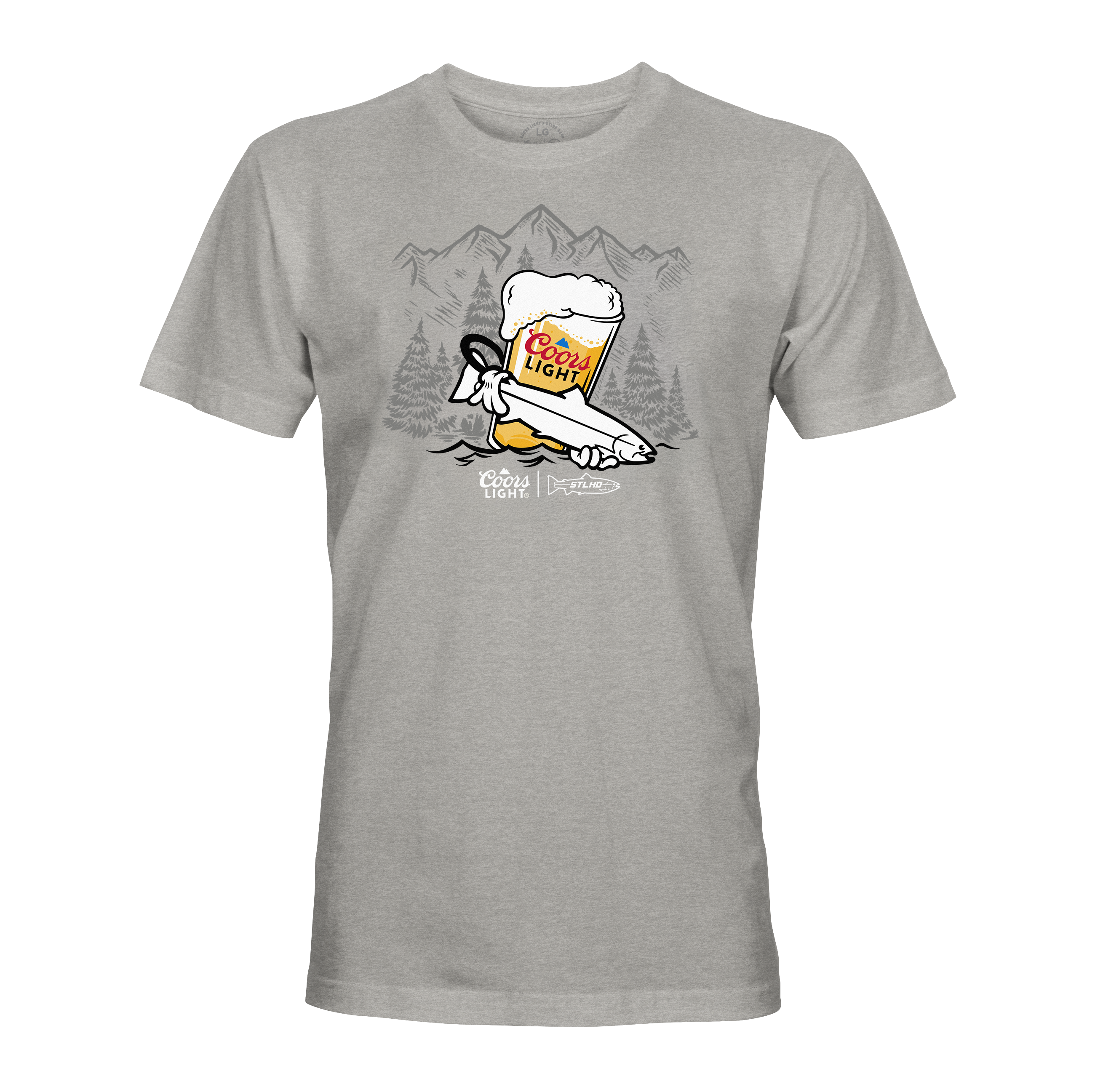 STLHD Men’s X Coors Light Foam Dome Tee - STLHD GEAR