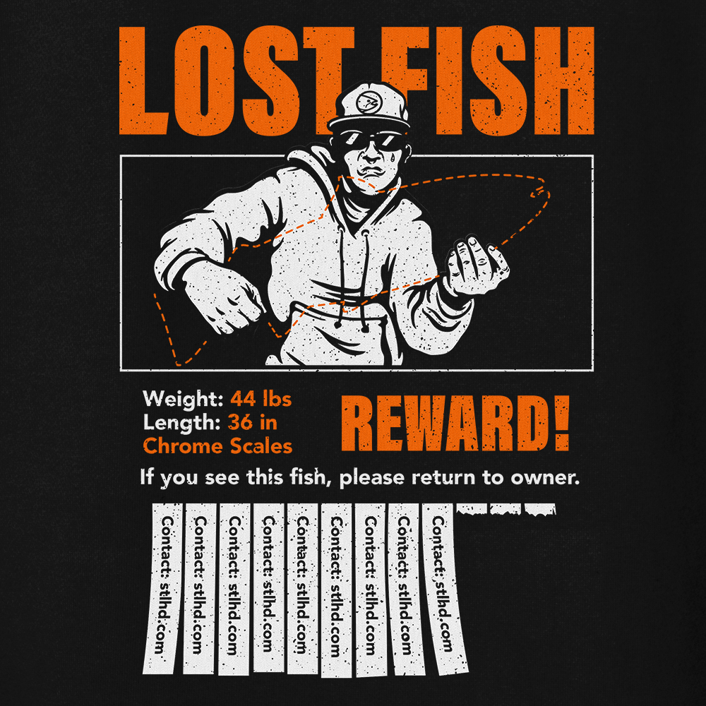 STLHD Men’s Lost Fish Premium Hoodie
