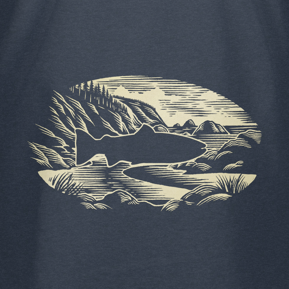 STLHD Coastal T-shirt, back view