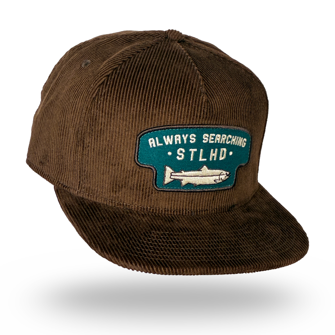STLHD Forest Corduroy Snapback, front view
