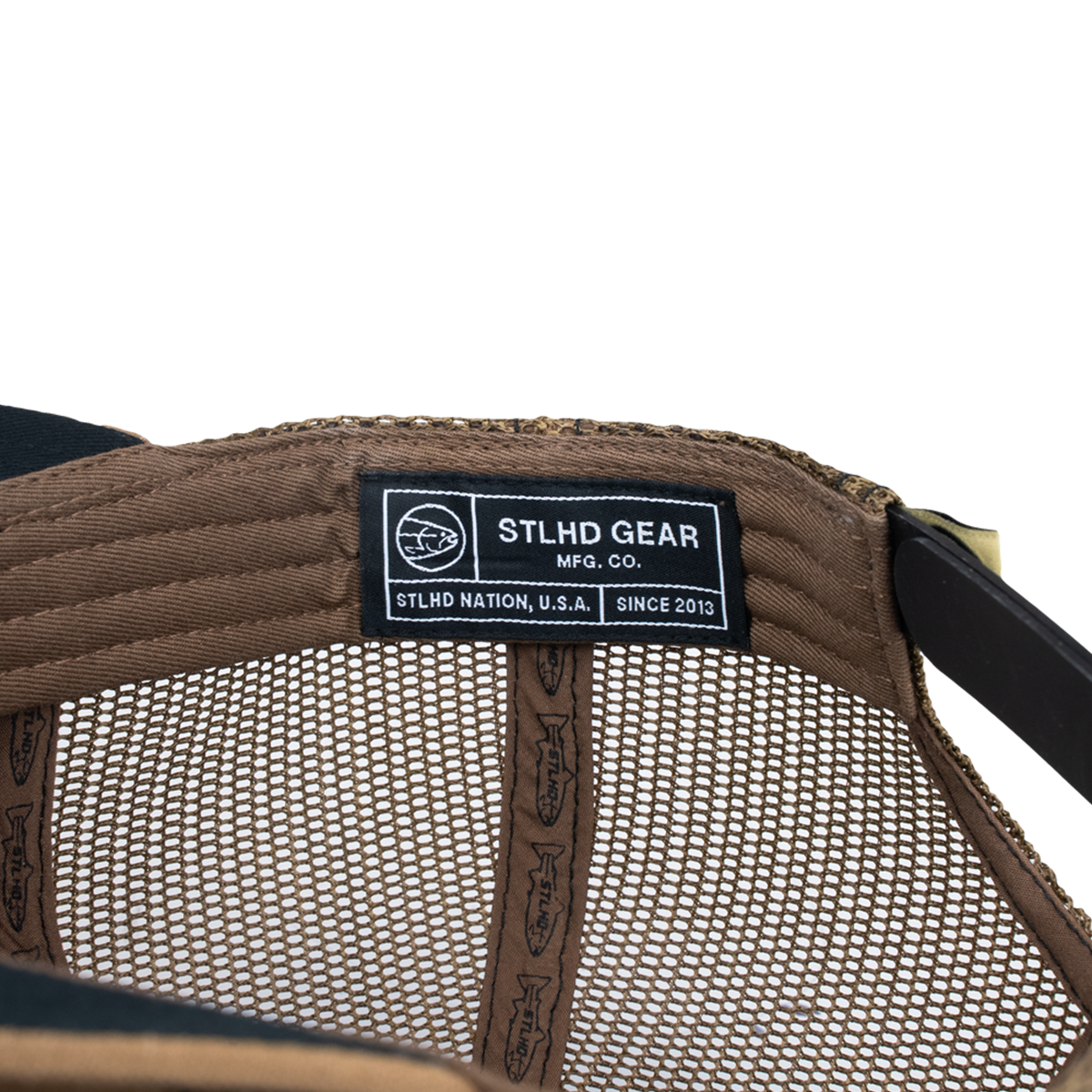 STLHD Hunt Club 5 Panel Trucker, lifestyle view