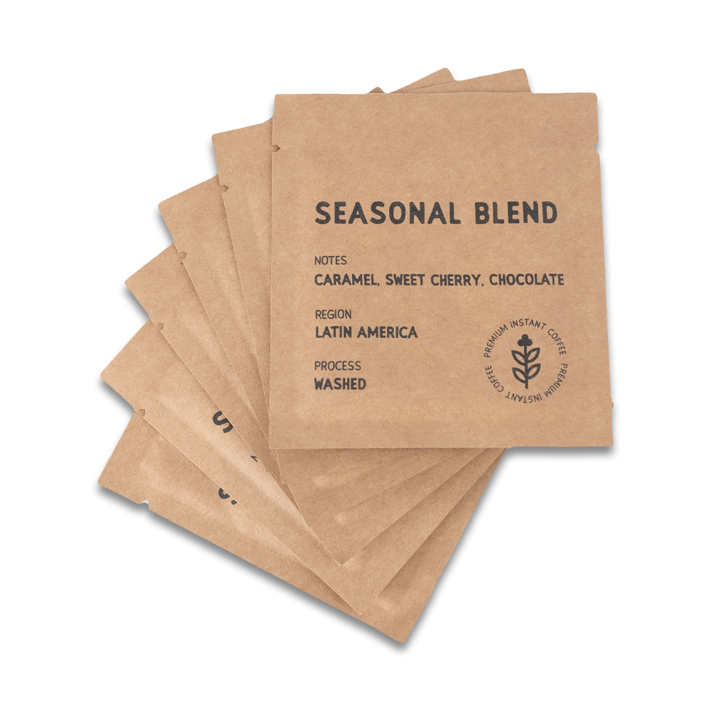 STLHD Instant Coffee Packets, detail view