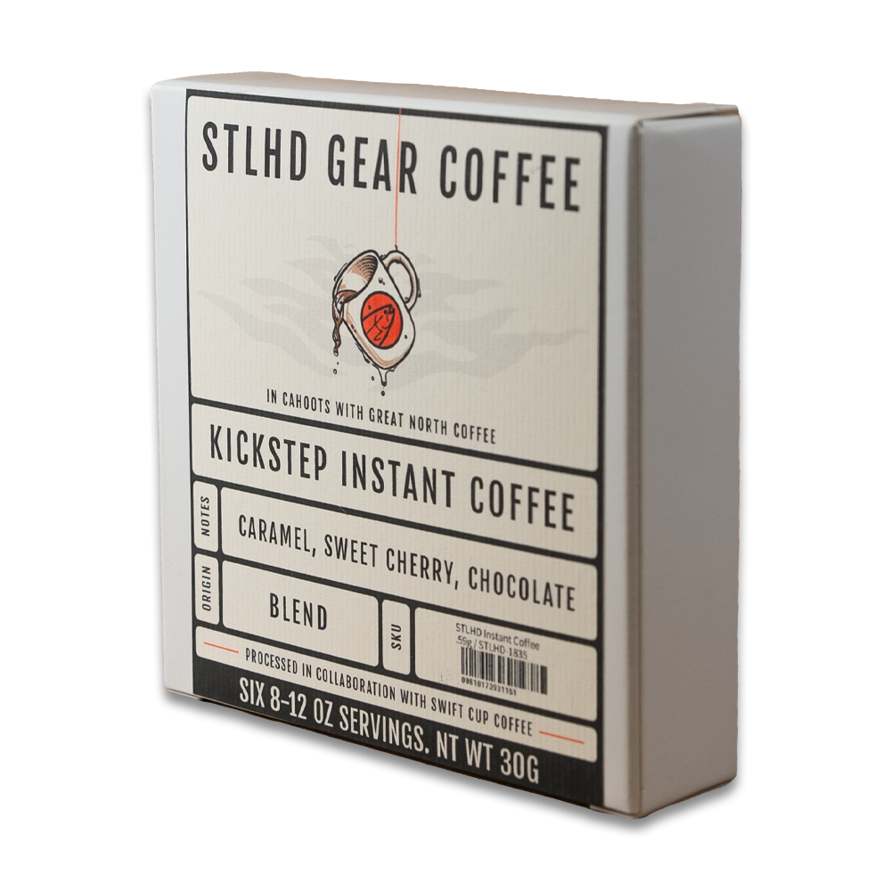 STLHD Instant Coffee Packets, front view