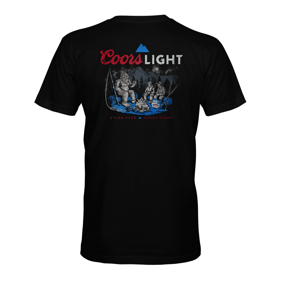 STLHD Men’s X Coors Light Above the Divide Tee, front view