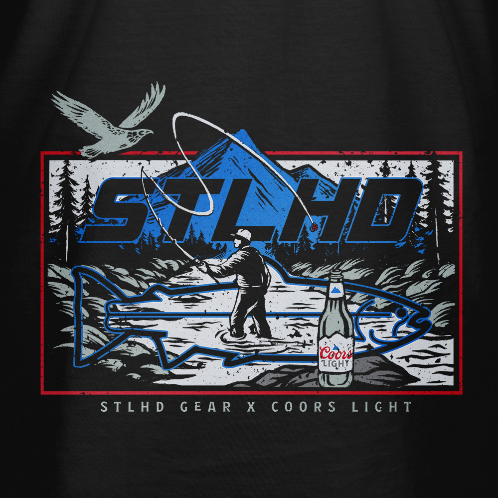 STLHD Men’s X Coors Light FrostyTee, back view