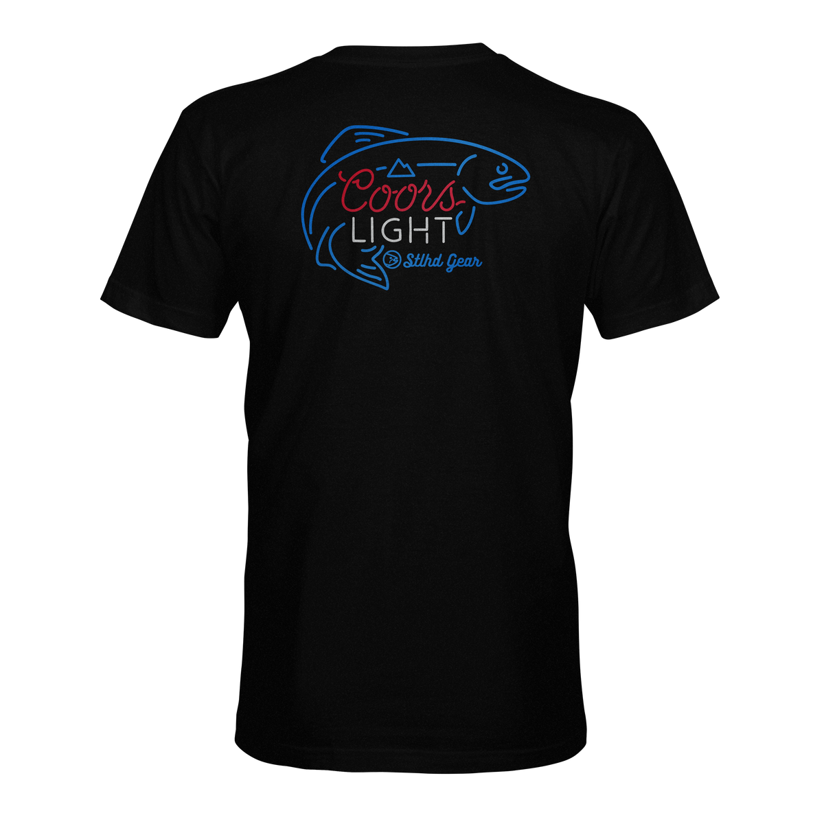 STLHD Men’s X Coors Light Last Cast Tee, front view