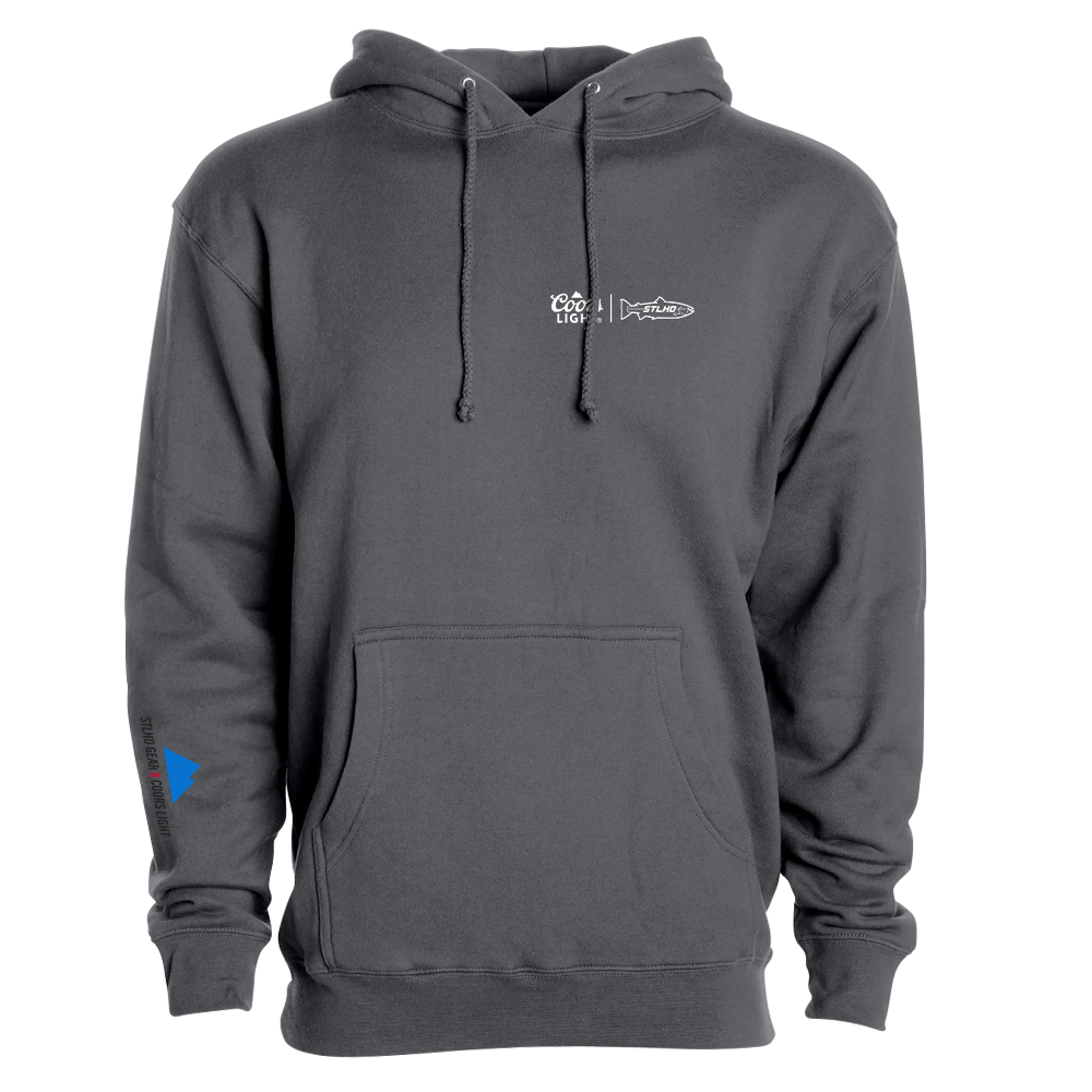 STLHD Men’s X Coors Light Rocky Mountain Cool Premium Hoodie, back view
