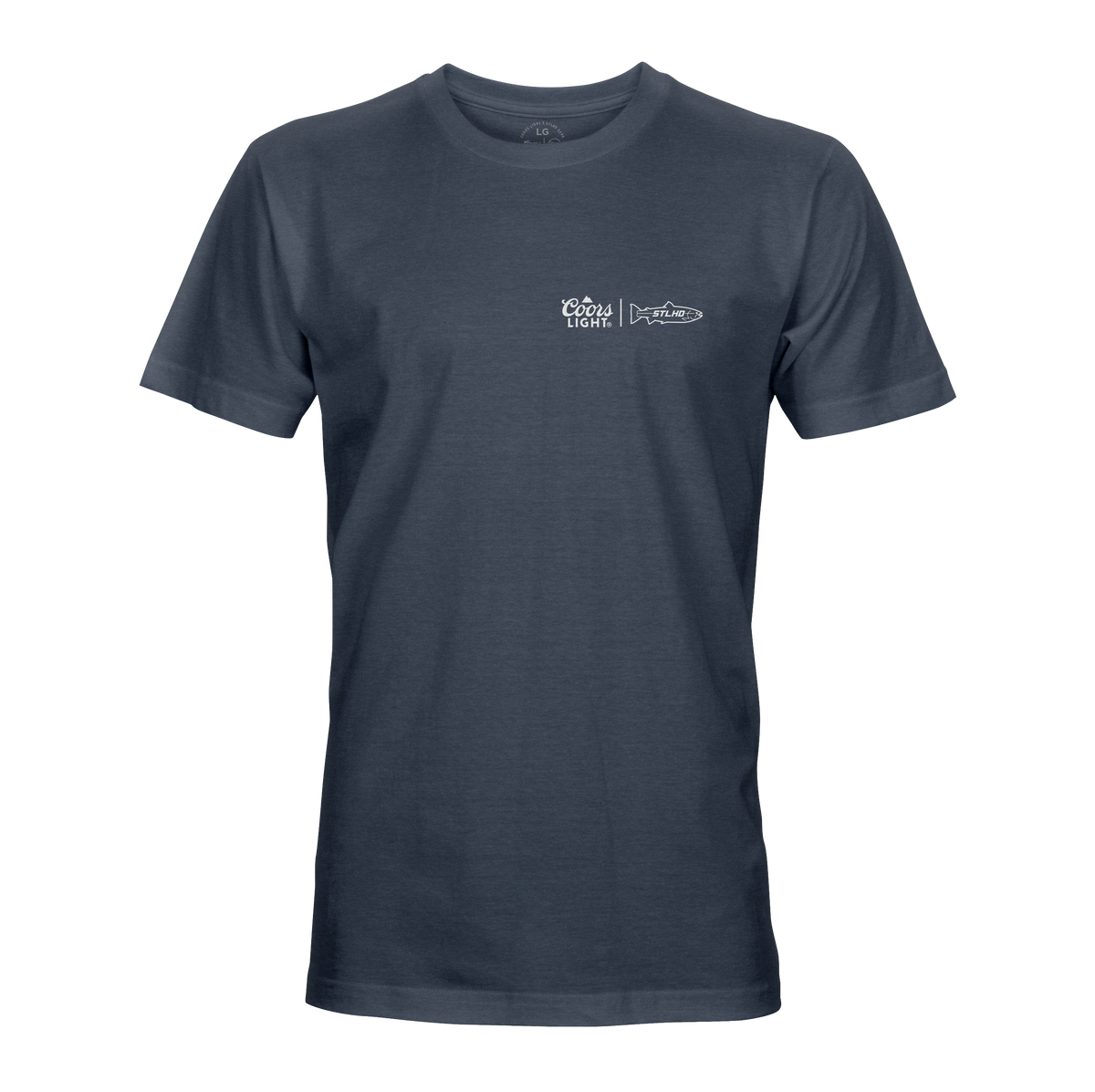 STLHD Men’s X Coors Light Streamside Tee, back view