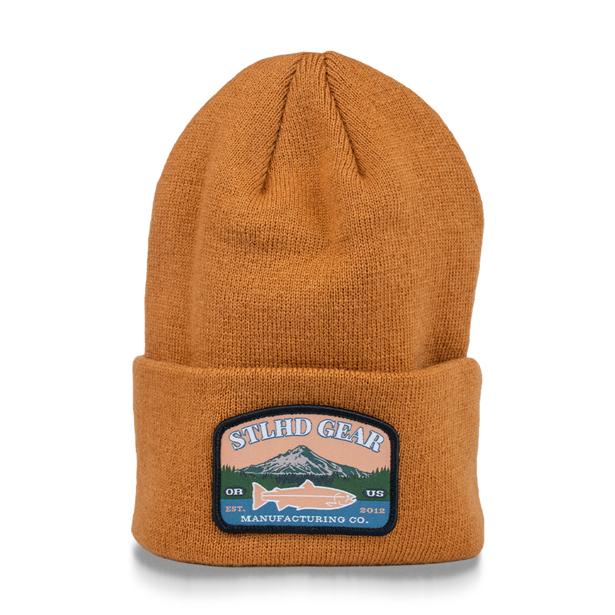 STLHD Mt. Hood Knit Hat, front view
