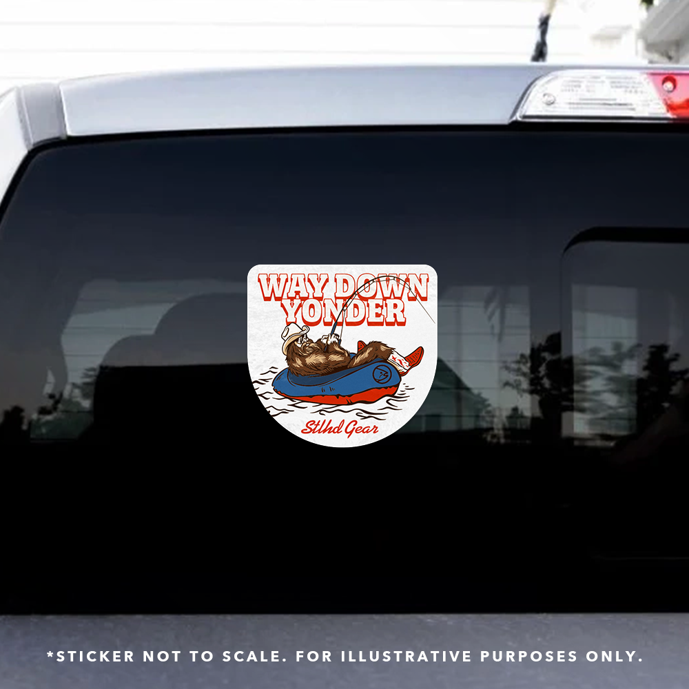 STLHD Way Down Yonder Sticker, detail view