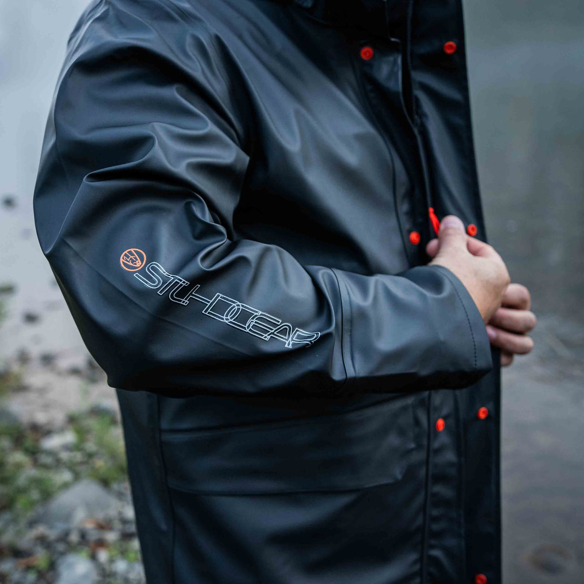 STLHD X Helly Hansen Gale Rain Jacket, side view