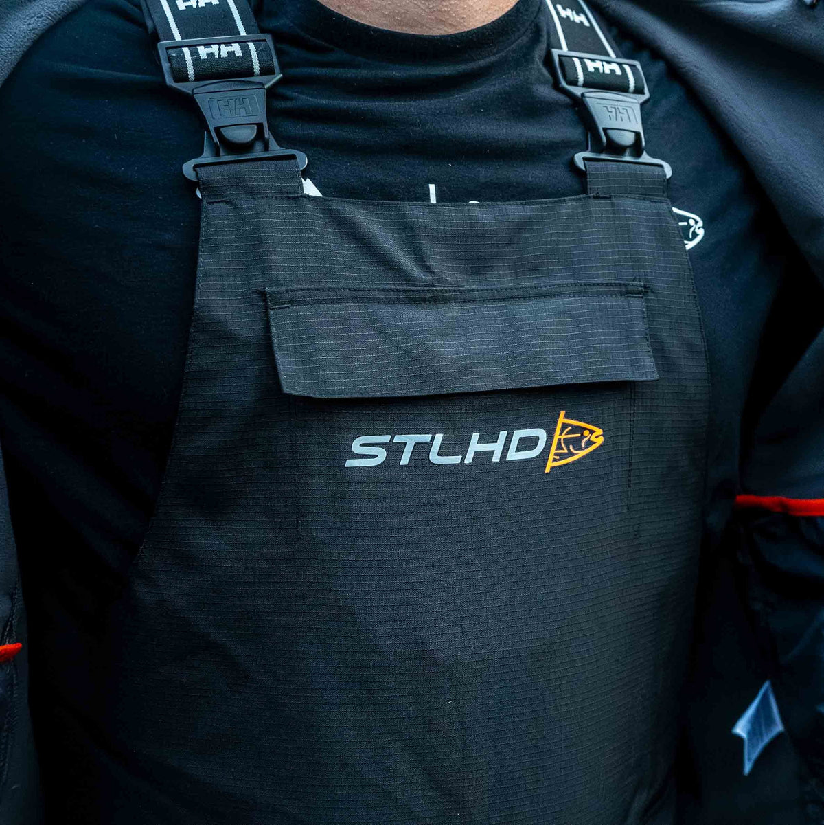 STLHD X Helly Hansen Oxford Bib, detail view