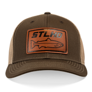 STLHD Steelhide Brown/Khaki Snapback Hat - H&H Outfitters