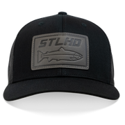 STLHD Tailout Black Snapback Trucker Hat - H&H Outfitters