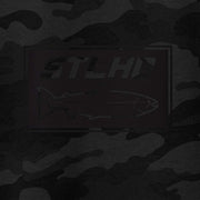 STLHD Men's Black Water Black Camo Standard Hoodie - H&H Outfitters