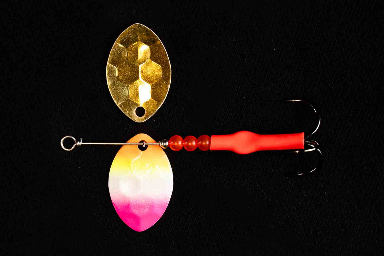 #3.5 CA "Pink TR" Salmon Spinner (Single spinner) - STLHD GEAR 