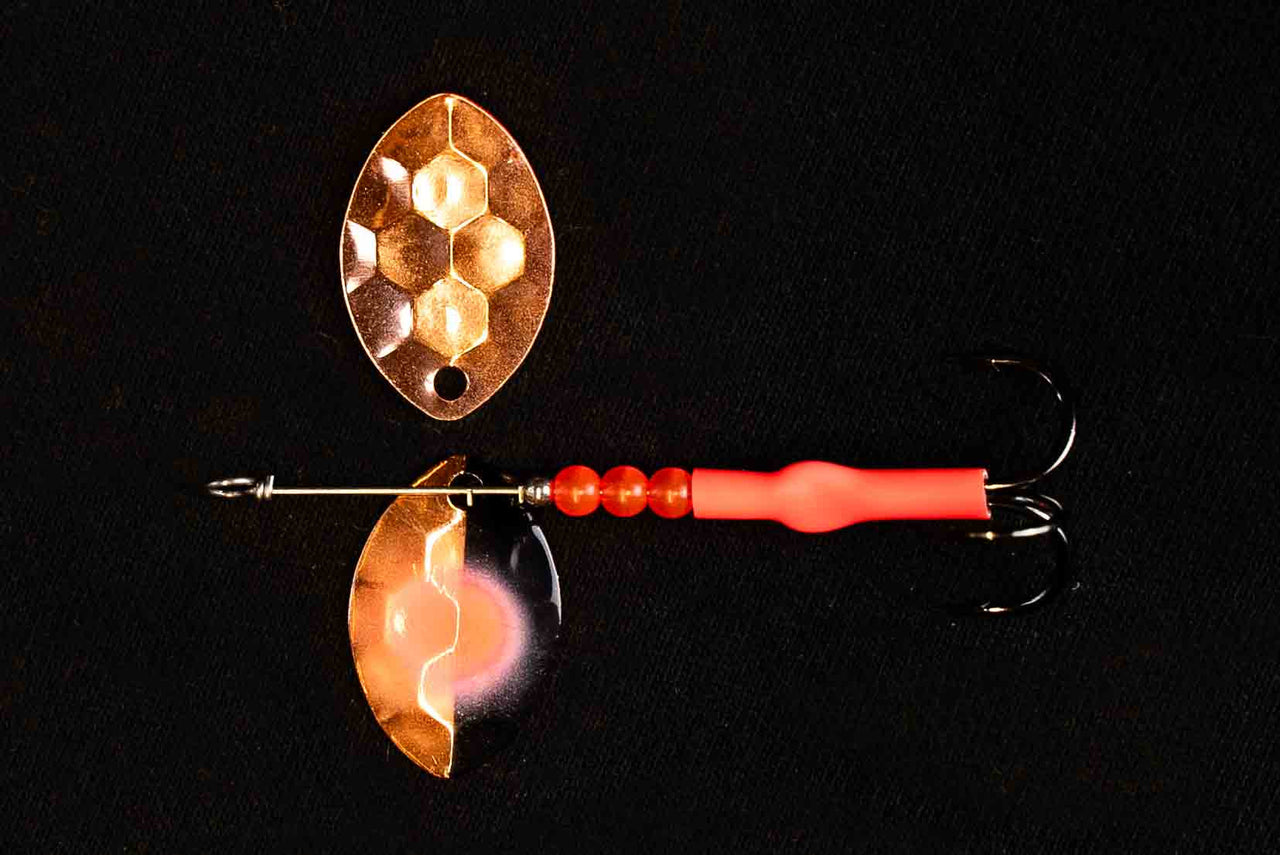 #3.5 Cascade "Black Knight" Salmon Spinner (Single Spinner) - STLHD GEAR 
