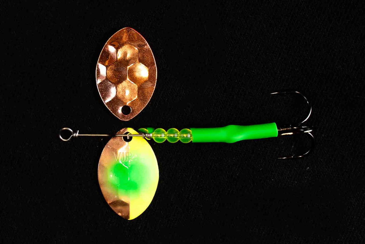 #3.5 Cascade "Copper Grinch" Salmon Spinner - STLHD GEAR 