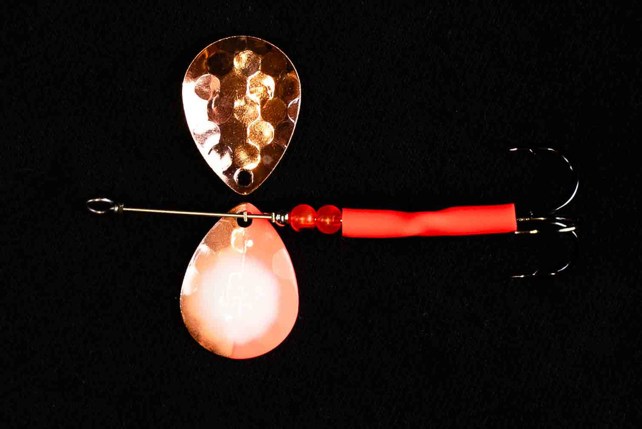 #3.5 Colorado " Copper Crimson" Salmon Spinner (Single Spinner) - STLHD GEAR 