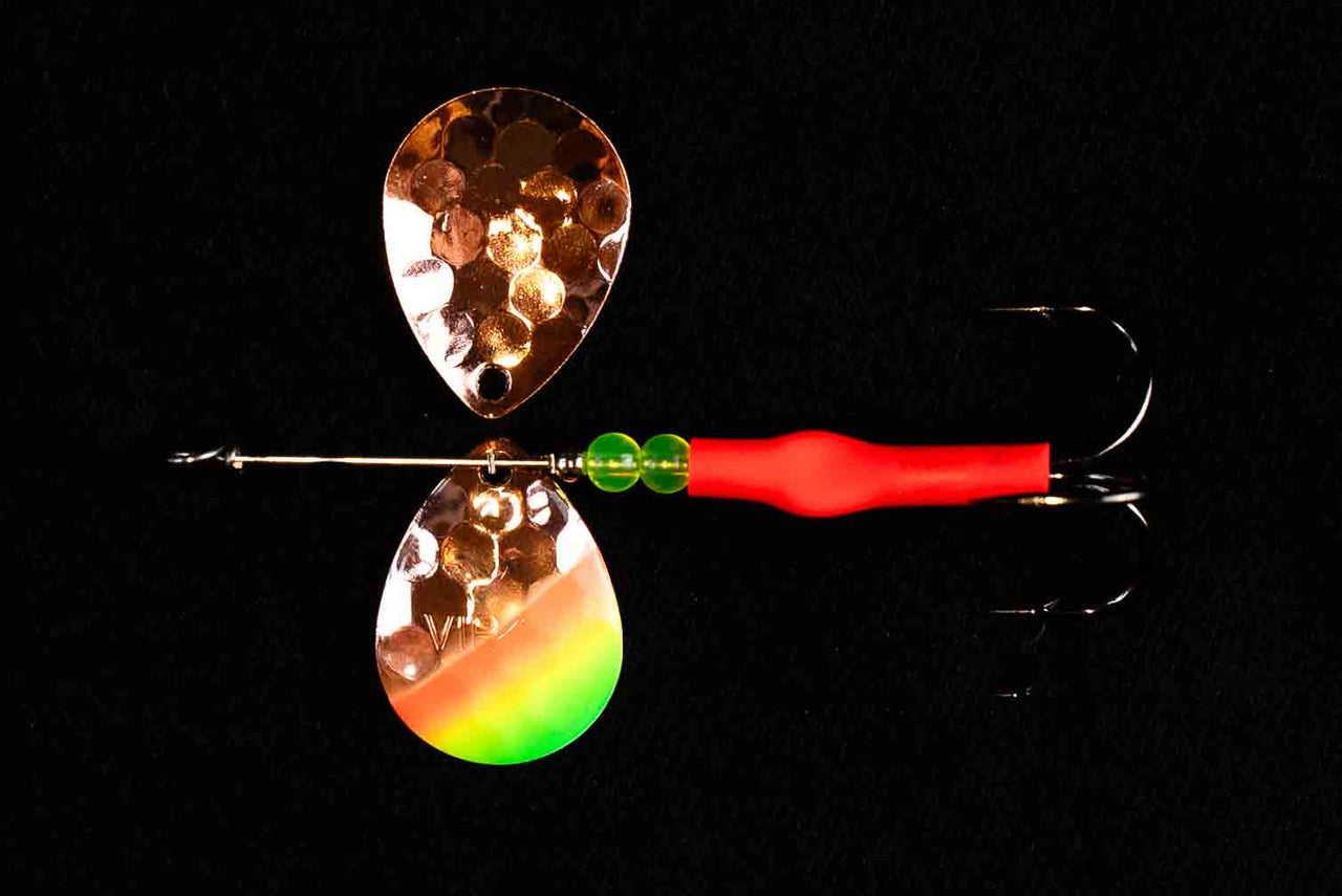 #3.5 Colorado "Copper Mex Hat" Salmon Spinner (Single Spinner) - STLHD GEAR 