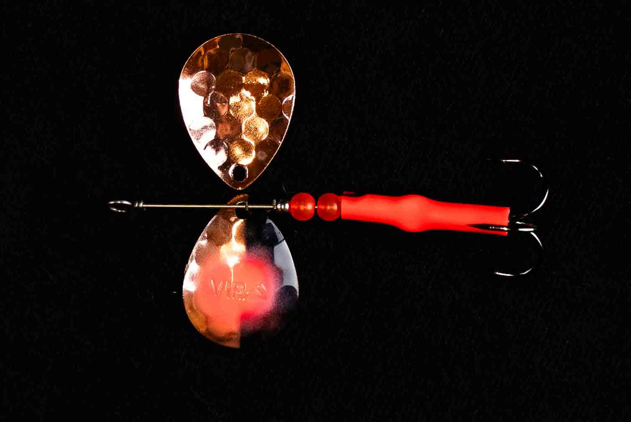 #3.5 Colorado "Black Knight" Salmon Spinner (Single Spinner) - STLHD GEAR 