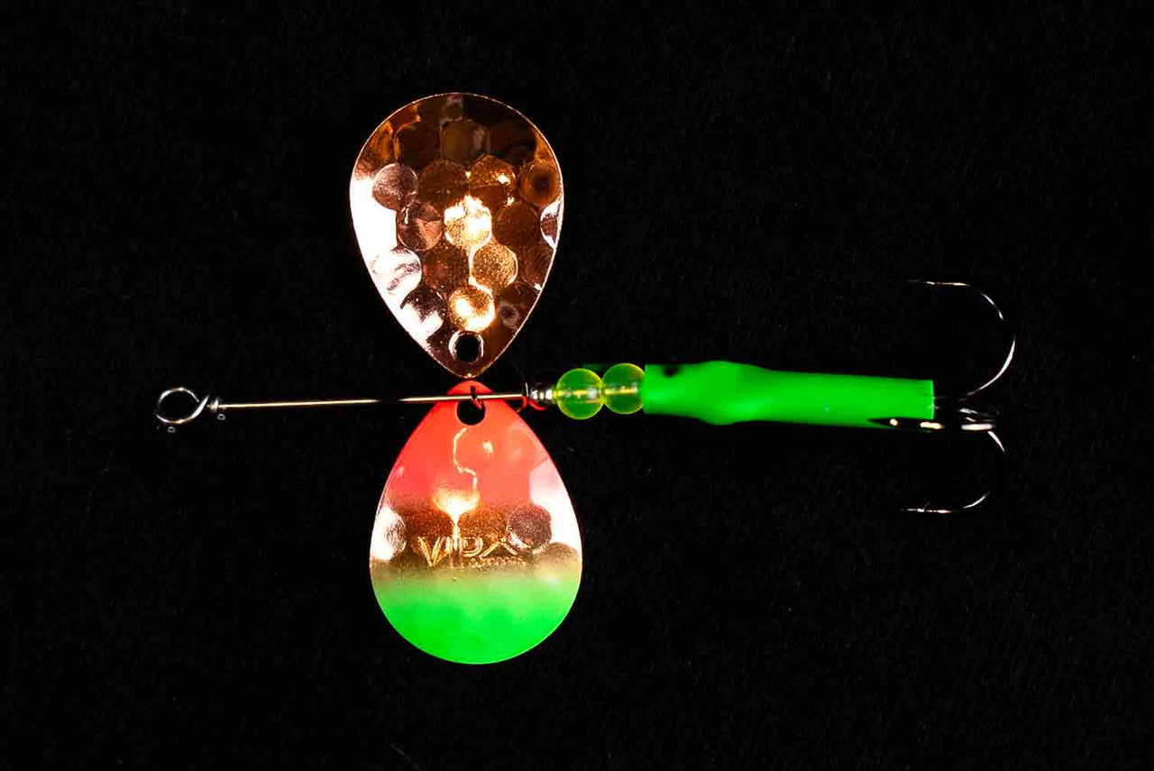 #3.5 Colorado "Copper Mex Flag" Salmon Spinner (Single Spinner) - STLHD GEAR 