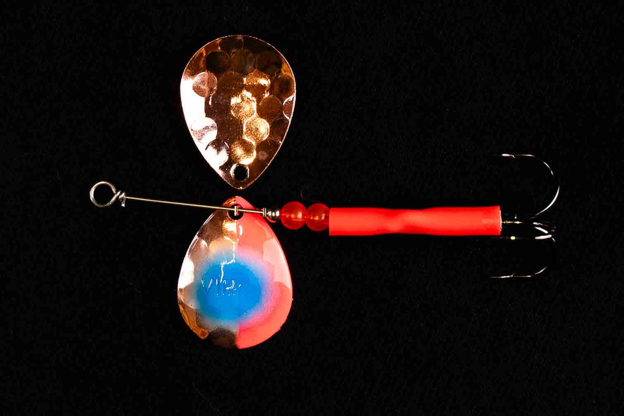 #3.5 Colorado "Copper Ragin Cajun" Salmon Spinner (Single Spinner) - STLHD GEAR 