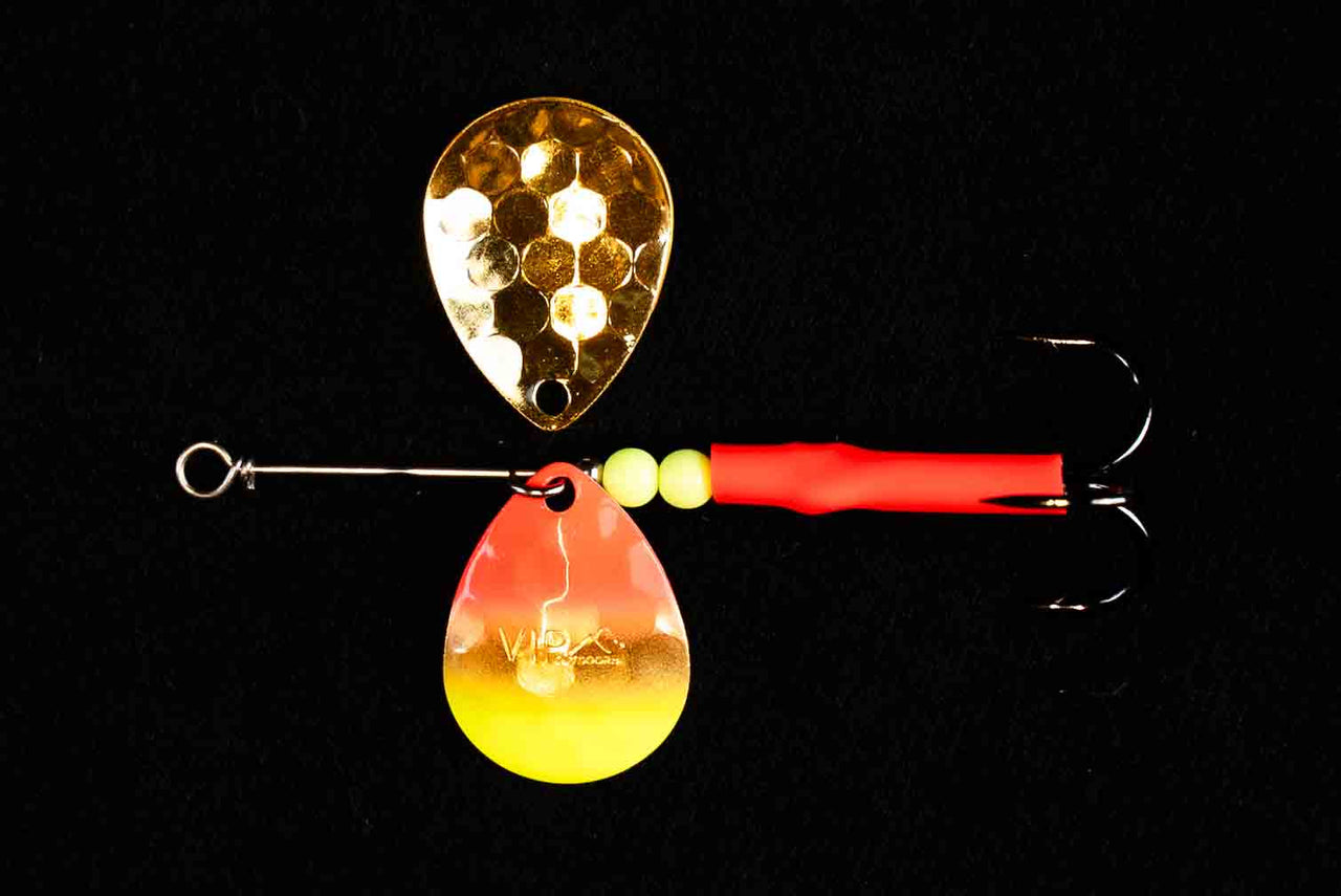 #3.5 Colorado "Copper Sun Set" Salmon Spinner (Single Spinner) - STLHD GEAR 