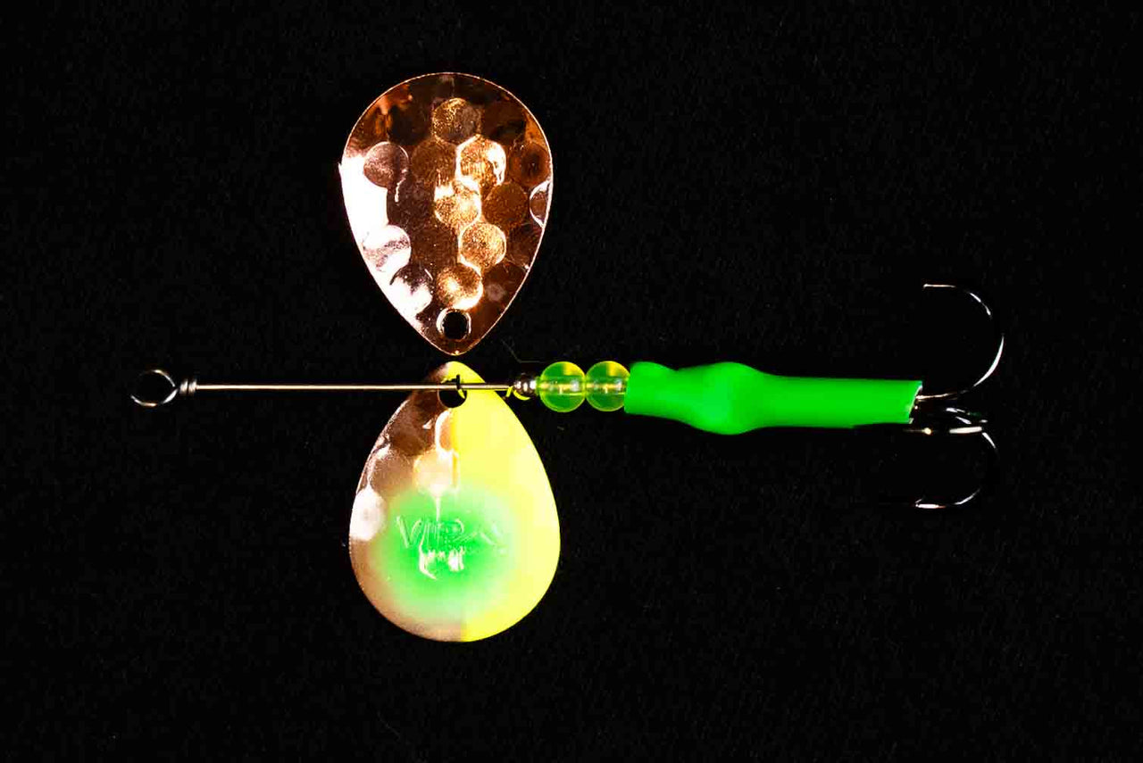 #3.5 Colorado "Copper Grinch" Salmon Spinner (Single Spinner) - STLHD GEAR 