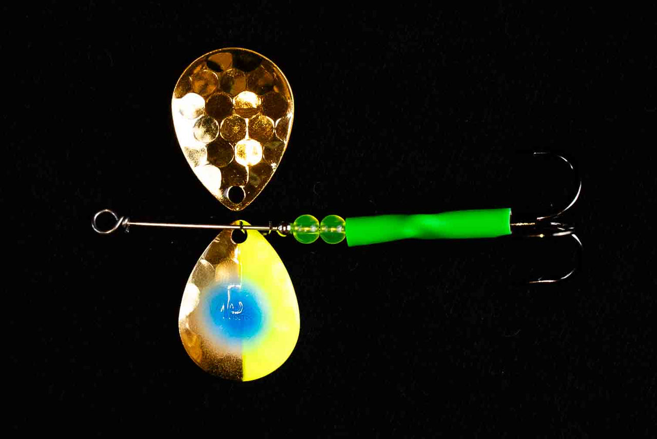 #3.5 Colorado "Gold Light House" Salmon Spinner (Single Spinner) - STLHD GEAR 