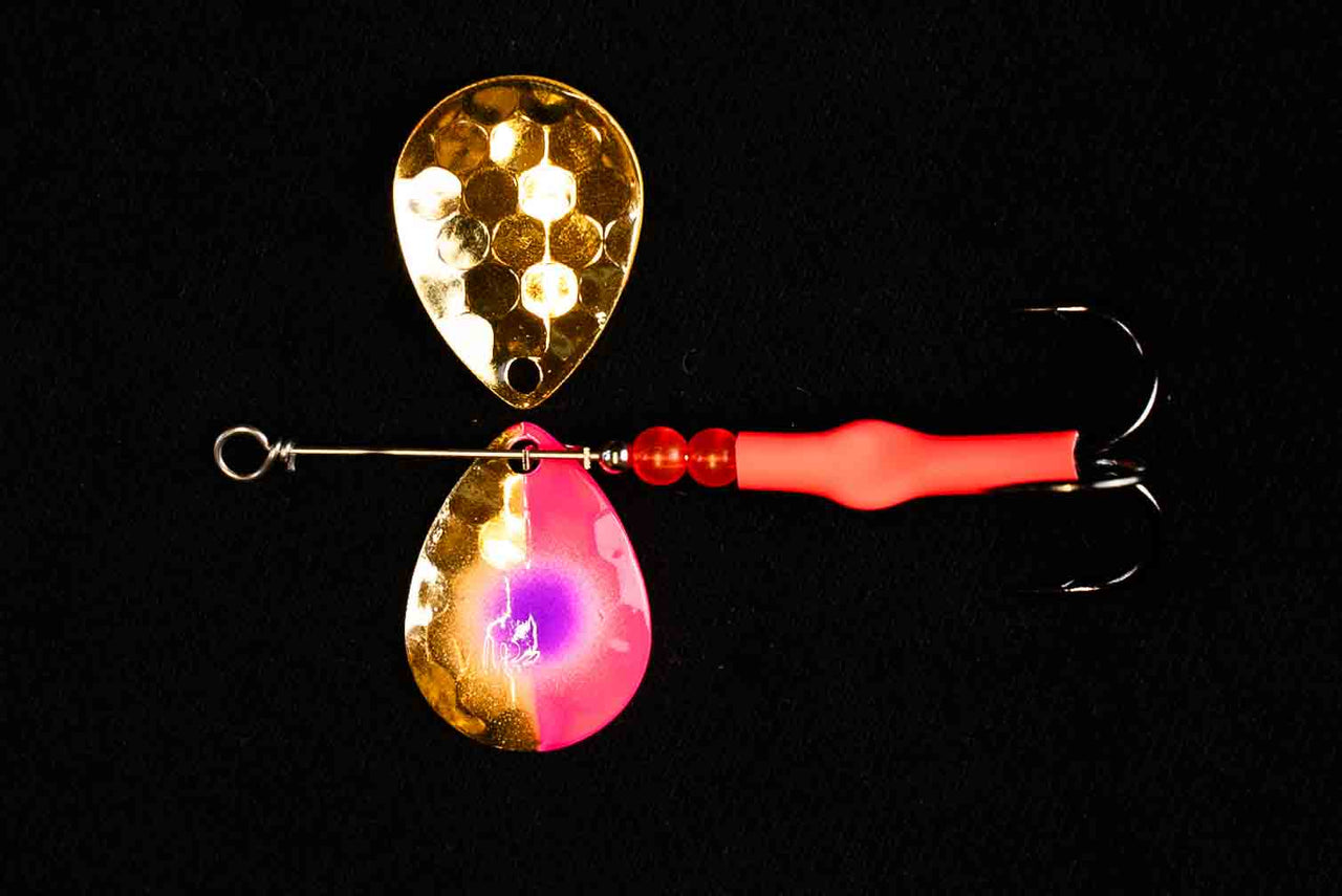 #3.5 Colorado "Gold Randi" Salmon Spinner (Single Spinner) - STLHD GEAR 