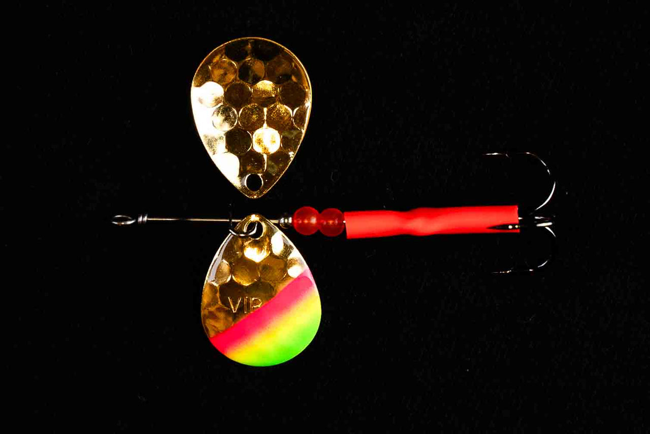 #3.5 Colorado "Gold Sandia" Salmon Spinner (Single Spinner) - STLHD GEAR 