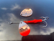 3.5 Colorado "Copper Santa" Salmon Spinner (single spinner) - STLHD GEAR 