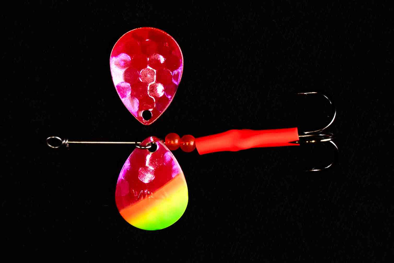 3.5 Colorado "Pink Mex Hat" Salmon Spinner (Single Spinner) - STLHD GEAR 