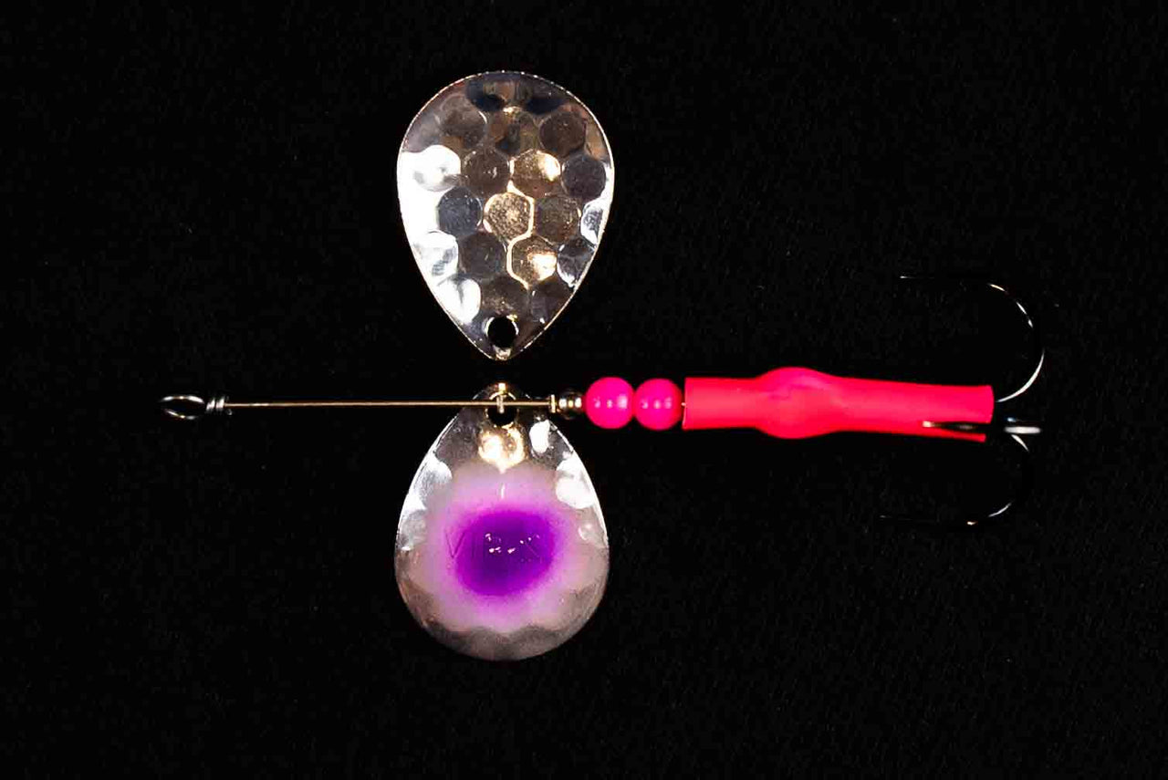 3.5 Colorado "Purple Haze" Salmon Spinner (Single Spinner) - STLHD GEAR 
