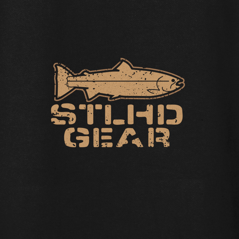 STLHD Men’s Work Hard Fish Hard Premium Hoodie - STLHD GEAR 