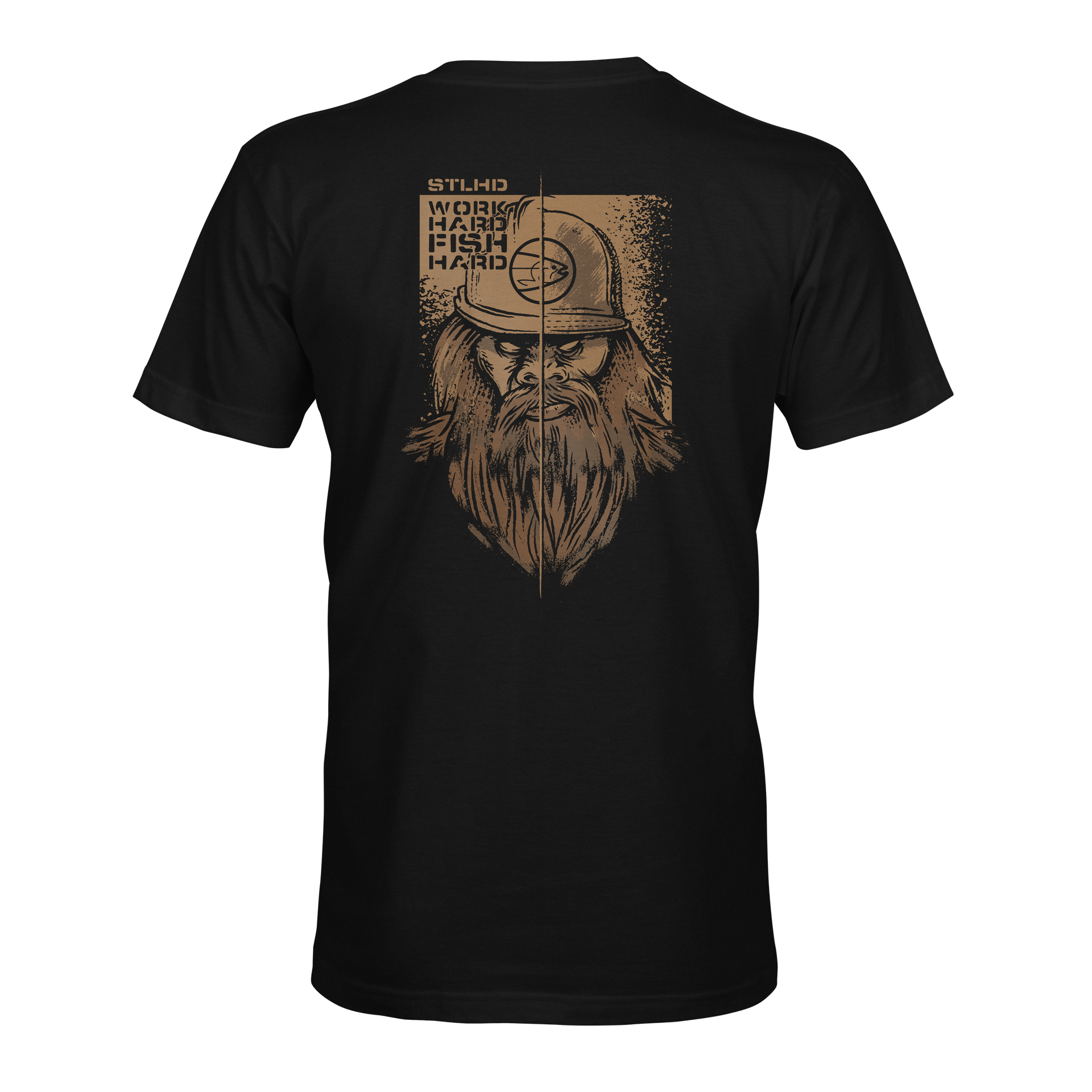 STLHD Men’s Work Hard Fish Hard T-Shirt - STLHD GEAR 