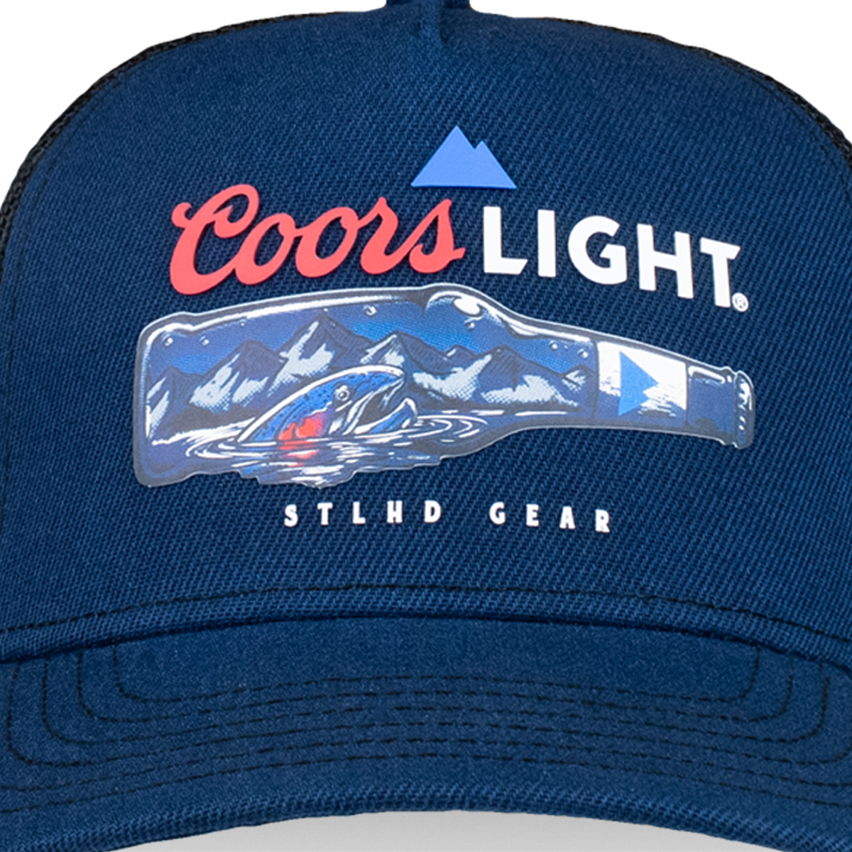STLHD X Coors Light Bottlescape Trucker - STLHD GEAR 