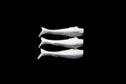 4.5” VIP “White n Silver” Swim Bait (Single Bait) - STLHD GEAR 