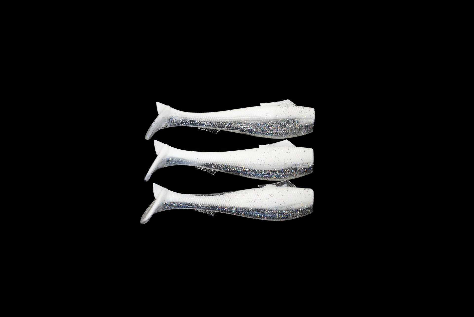 4.5” VIP “White n Silver” Swim Bait (Single Bait) - STLHD GEAR 