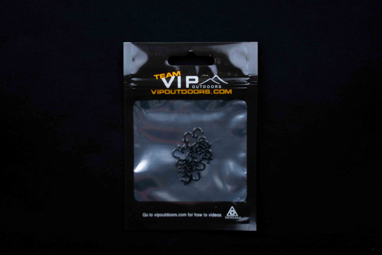 #2 Black Fixed Plastic Clevis (24 Pack) - STLHD GEAR 