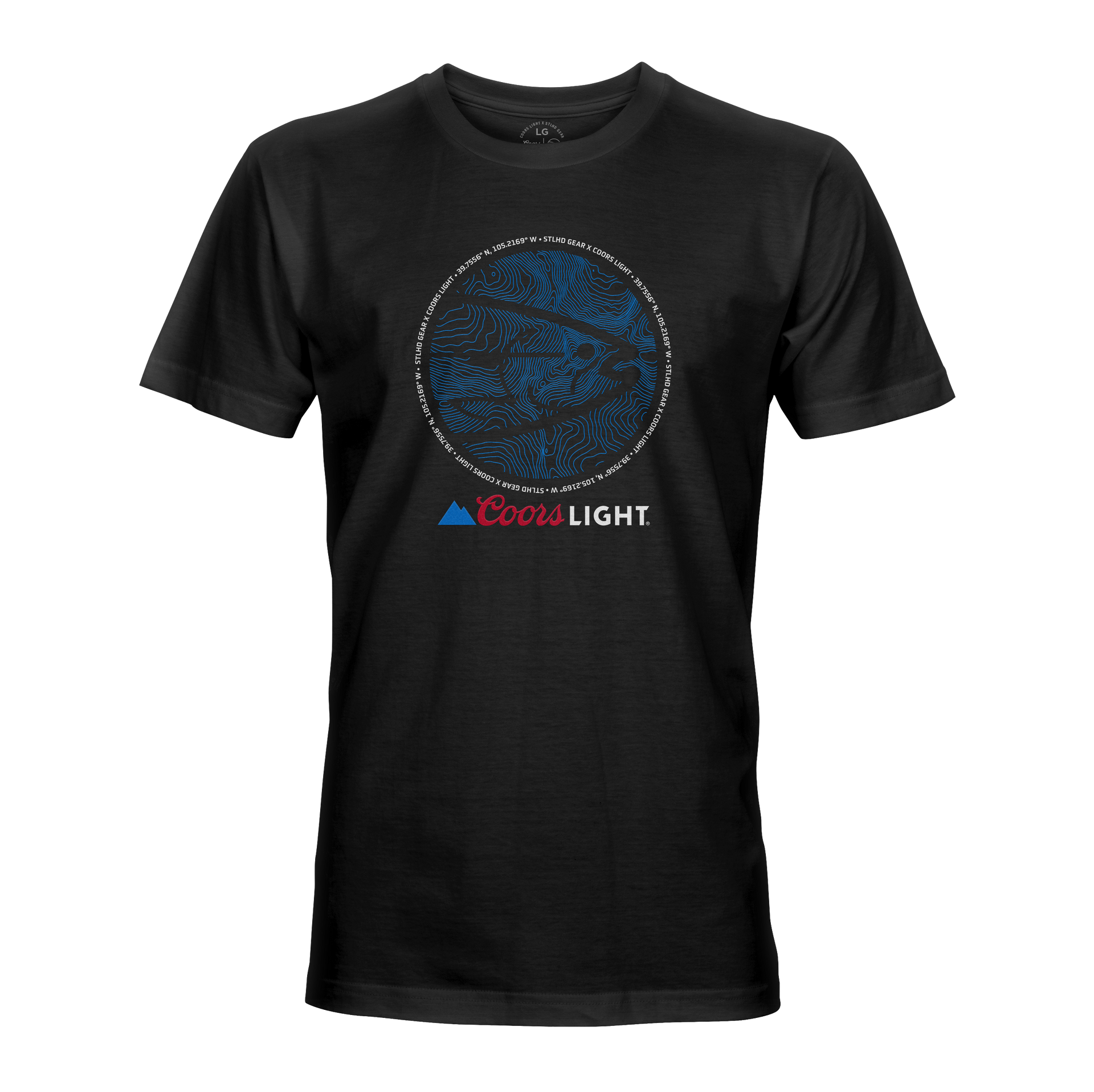 STLHD Men’s X Coors Light Coordinates Tee - STLHD GEAR 