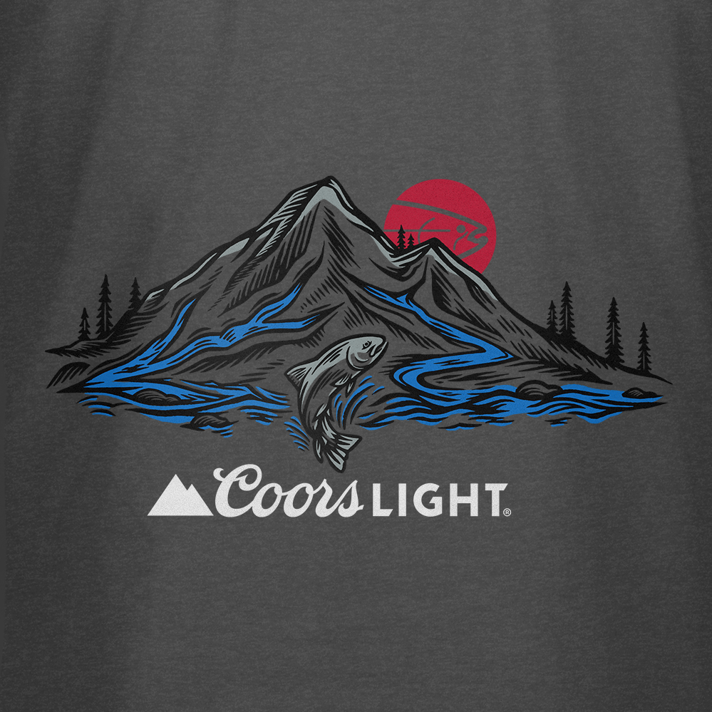 STLHD Men’s X Coors Light Rocky Mountain Cool Tee - STLHD GEAR 