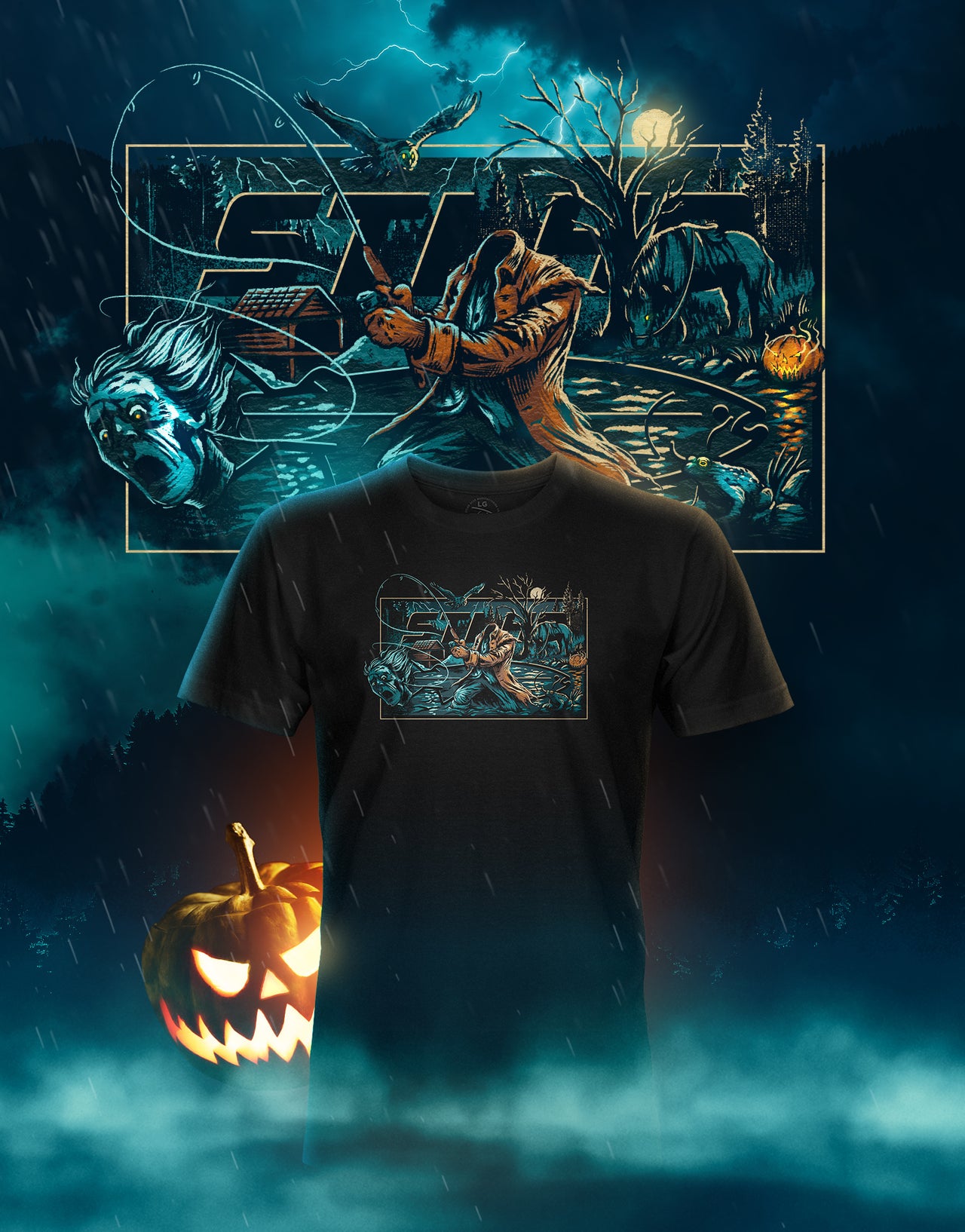 STLHD Limited Edition "Brom Bones" Halloween Tee - STLHD GEAR 