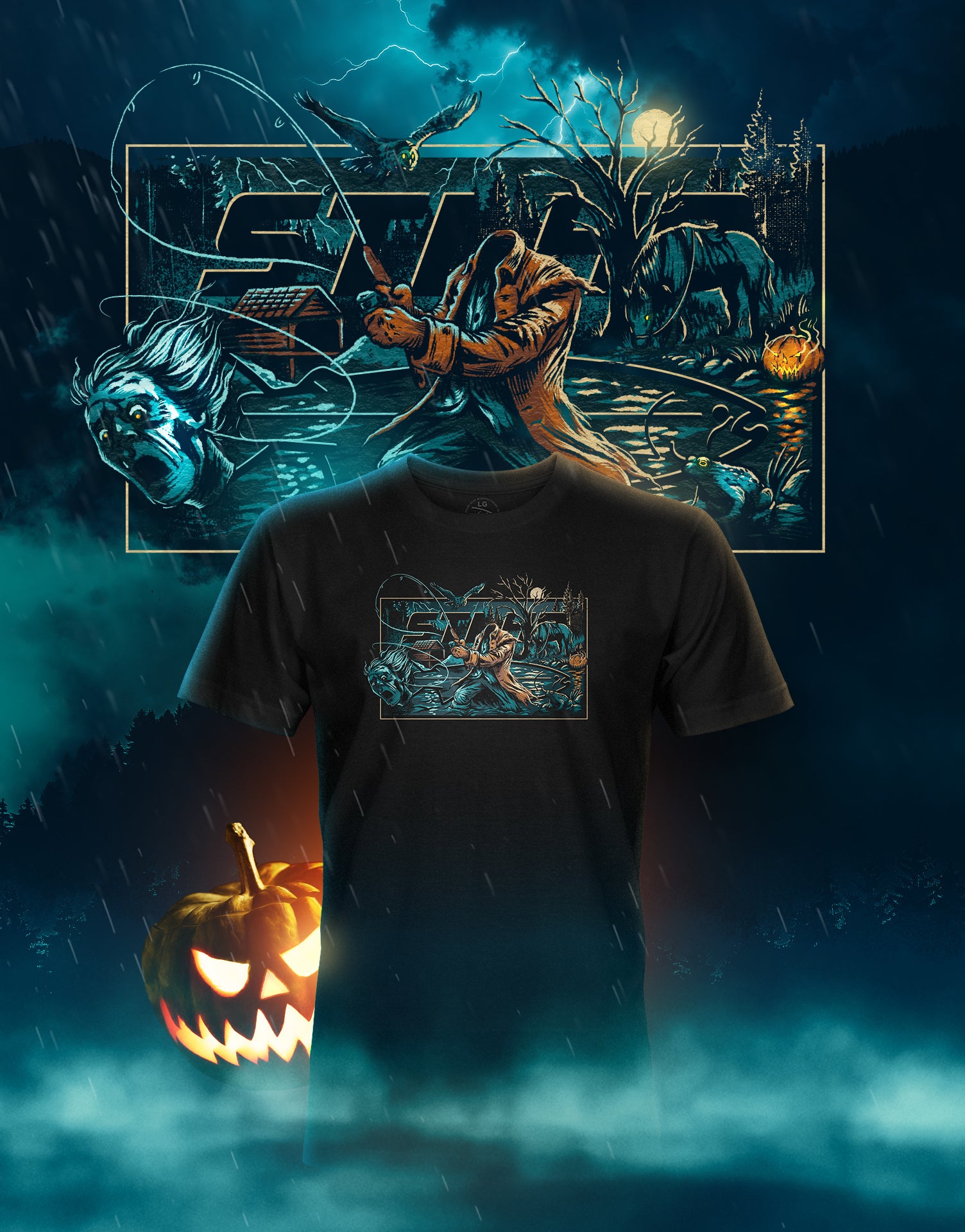 STLHD Limited Edition "Brom Bones" Halloween Tee - STLHD GEAR 