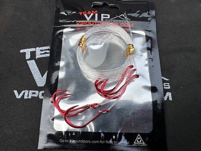 2/0 BKK , #30 Spring Chinook, Coon Shrimp Leaders (3 Pack) - STLHD GEAR 