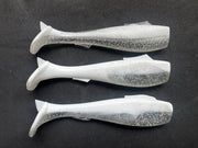 4.5” VIP “White n Silver” Swim Bait (Single Bait) - STLHD GEAR 