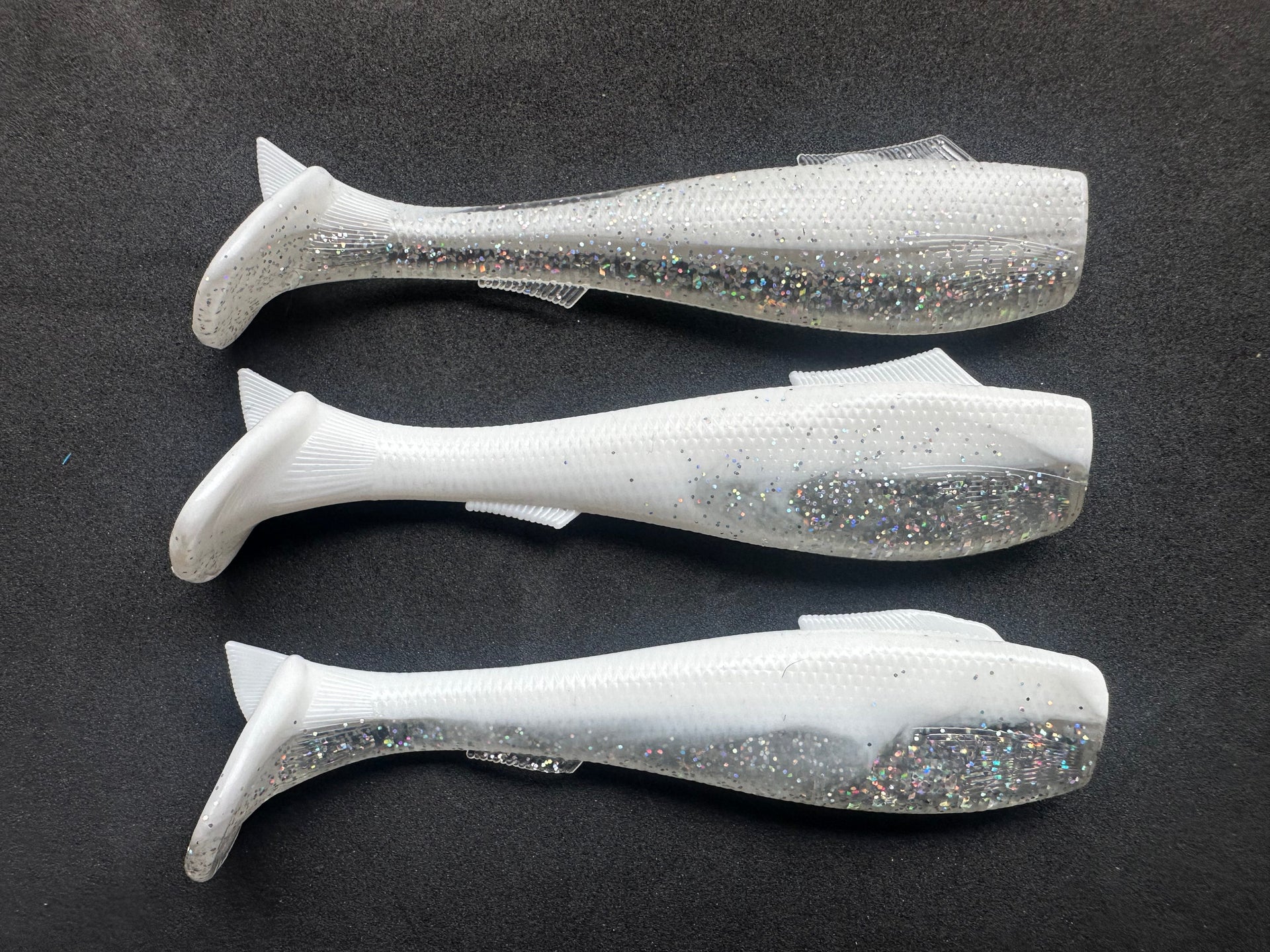 4.5” VIP “White n Silver” Swim Bait (Single Bait) - STLHD GEAR 