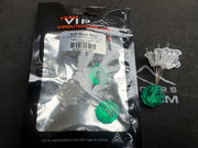 VIP Outdoors Soft Custer/Float Stop (Clear with Glitter) -36 pack - STLHD GEAR 